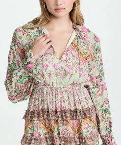 Hemant And Nandita Nora Metallic Short Dress