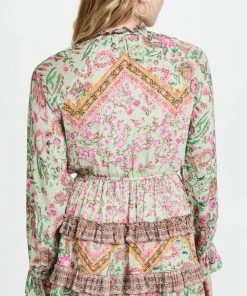 Hemant And Nandita Nora Metallic Short Dress 6 Hemant And Nandita Nora Metallic Short Dress