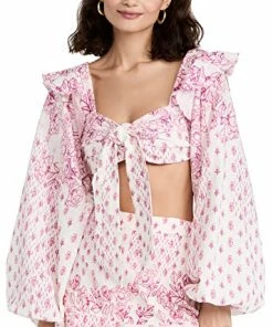 Hemant And Nandita Suki Linen Crop Top NEW IN