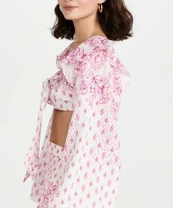 Hemant And Nandita Suki Linen Crop Top NEW IN