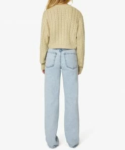 We Wore What HIGH RISE DAD RIGID DENIM JEAN NEW IN