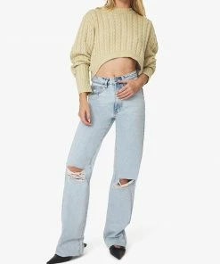 We Wore What HIGH RISE DAD RIGID DENIM JEAN NEW IN