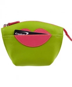 Lindsey's Kloset Hot Lips Leather Coin Purse Accessories
