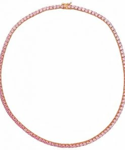 JTGjewelry Pink Tennis Choker NEW IN