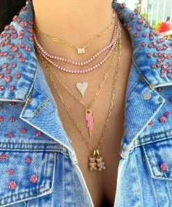 JTGjewelry Pink Tennis Choker NEW IN