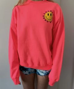 ONFEMME By Lindsey's Kloset Good Energy Club Crewneck NEW IN