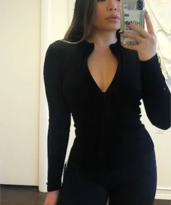 Joah Brown Invisible Zip Long Sleeve