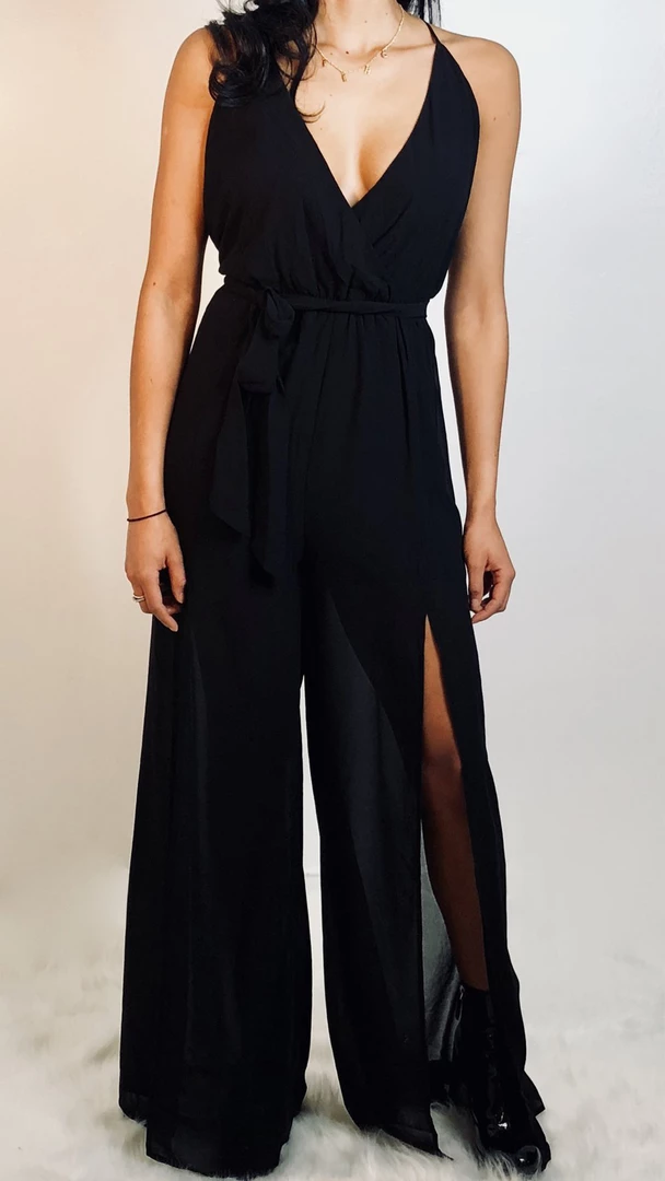 Lindsey's Kloset It's Slit Jumpsuit Clothing 1 Lindsey's Kloset It's Slit Jumpsuit Clothing