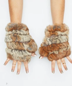 Jocelyn Fur Accessories Mandy Mitten