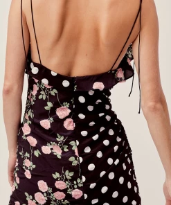 For Love And Lemons Mochi Shirred Mini Dress Clothing