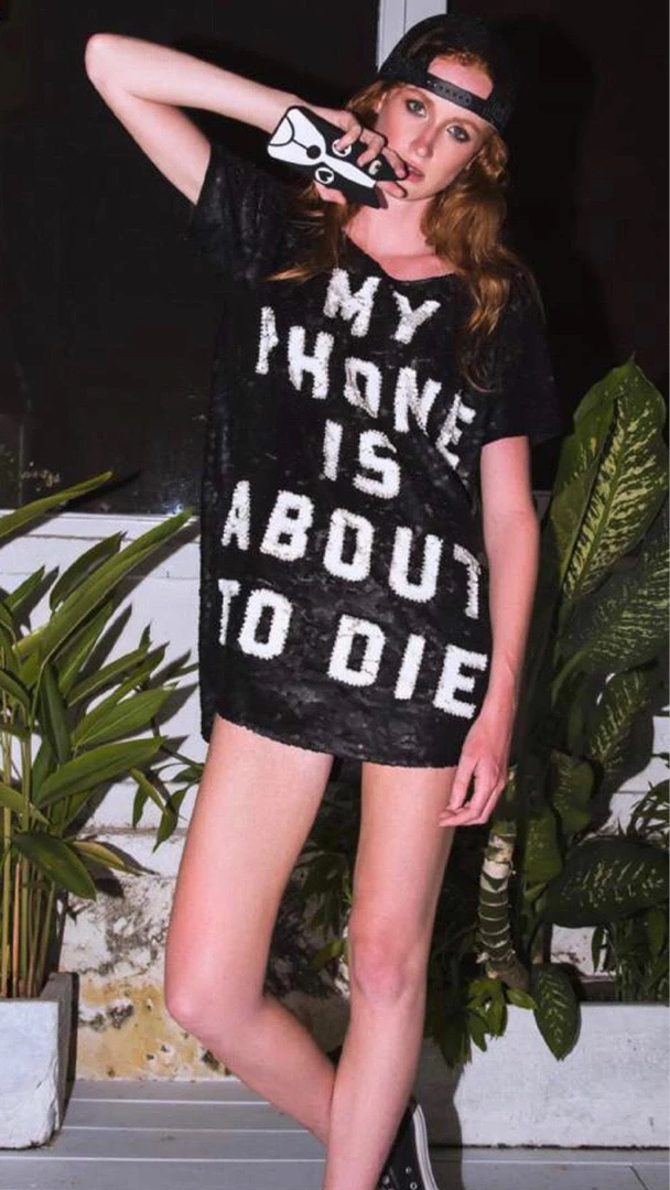 Mua Mua Dolls Clothing "My Phone Is About To Die" Mini Sequin Dress 1 Mua Mua Dolls Clothing "My Phone Is About To Die" Mini Sequin Dress