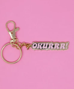 Made Au Gold OKURRR Keychain
