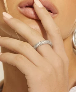 Luv AJ Accessories Pave Amalfi Ring
