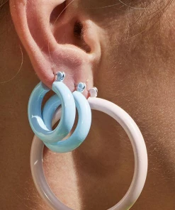 Luv AJ Rainbow Amalfi Hoops