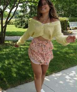 LoveShackFancy Ruffle Mini Skirt