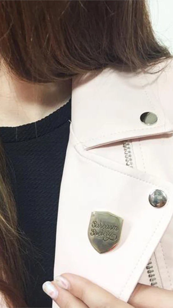 Made Au Gold Accessories Sarcasm Society Enamel Pin 1 Made Au Gold Accessories Sarcasm Society Enamel Pin