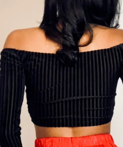 Cotton Candy LA Selena Velvet Top