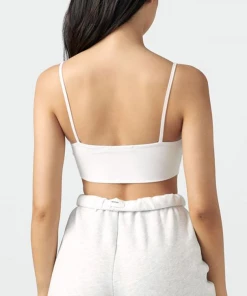 Joah Brown Square Neck Tank Bra NEW IN