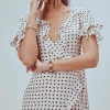 For Love And Lemons Sweetheart Wrap Mini Dress