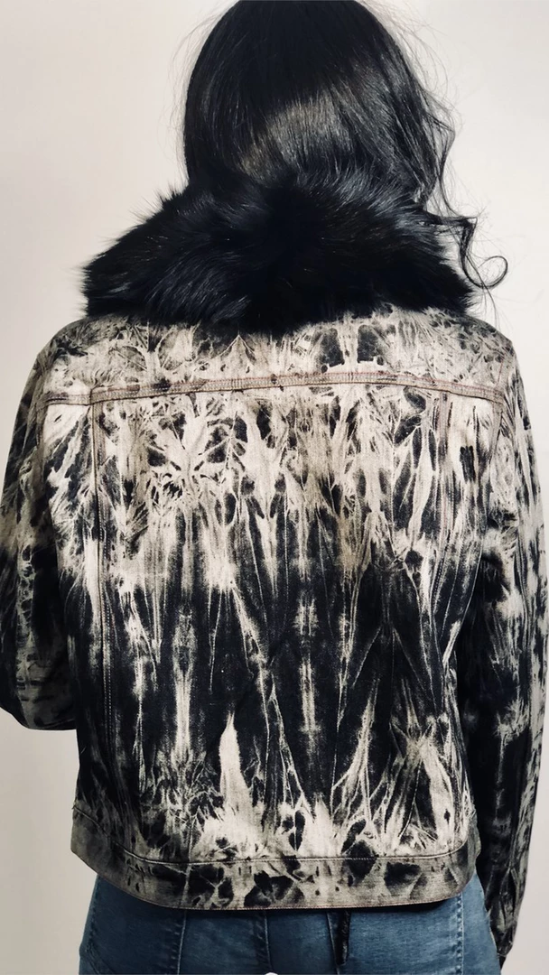 Jocelyn Fur #UNDENIABLE Fox Fur Denim Jacket Clothing 2 Jocelyn Fur #UNDENIABLE Fox Fur Denim Jacket Clothing