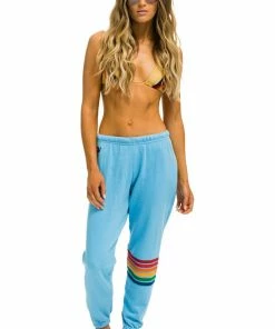 Aviator Nation WOMEN'S RETRO SWEATPANTS - SKY NEW IN