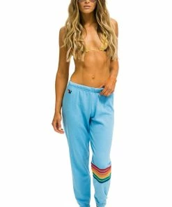 Aviator Nation WOMEN'S RETRO SWEATPANTS - SKY NEW IN