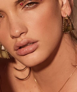 Luv AJ Accessories Zeppelin Statement Hoop Earrings